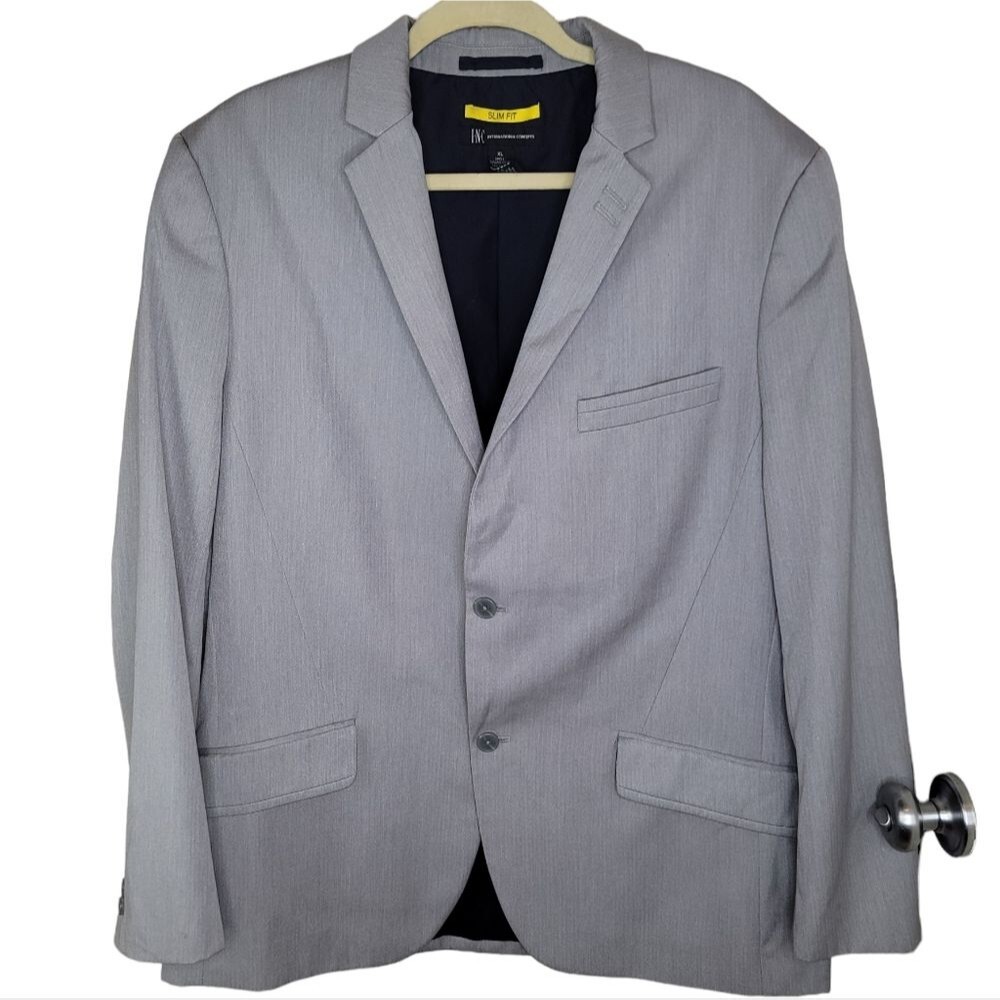 Inc International Concepts slim fit blazer suit jacket size XL